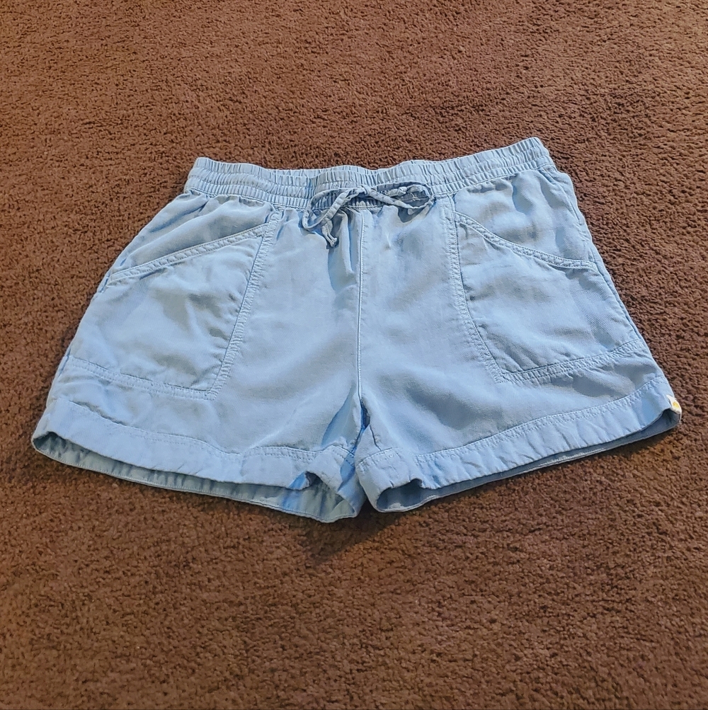 C&C California Shorts Linen Lyocell Blend  Pull On Beach Size Large